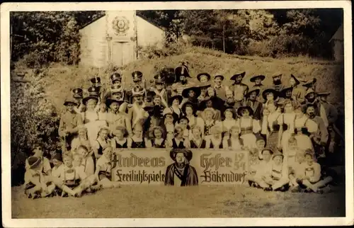 Foto Ak Bökendorf Brakel in Westfalen, Andreas Hofer Freilichtspiele 1954