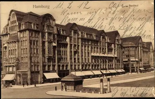 Ak Hamburg Mitte Altstadt, Barkhof