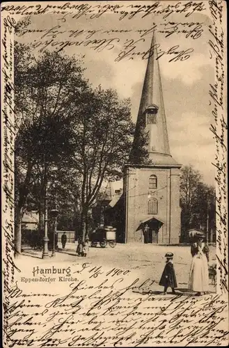 Ak Hamburg Nord Eppendorf, Kirche
