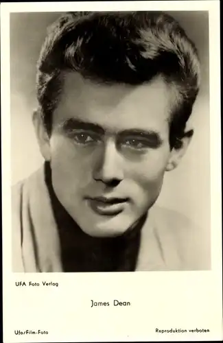 Ak Schauspieler James Dean, Portrait