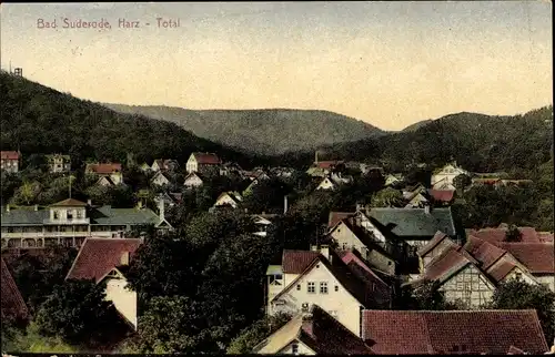 Ak Bad Suderode Quedlinburg im Harz, Totalansicht