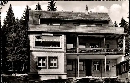 Ak Braunlage im Oberharz, Gaststätte Rodelhaus