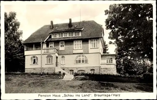 Ak Braunlage im Oberharz, Pension Haus Schau ins Land