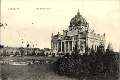 Ak Görlitz in der Lausitz, Ruhmeshalle