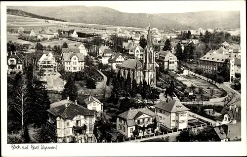 Ak Bad Pyrmont in Niedersachsen, Panorama