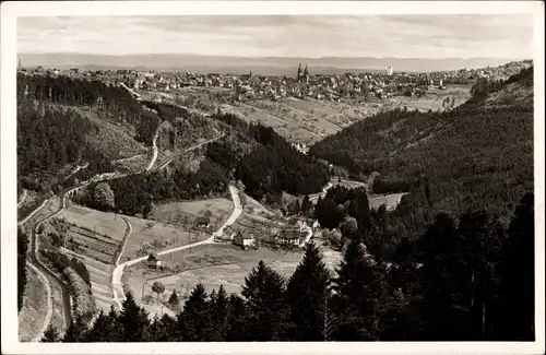 Ak Freudenstadt im Schwarzwald, Panorama, Christophstal