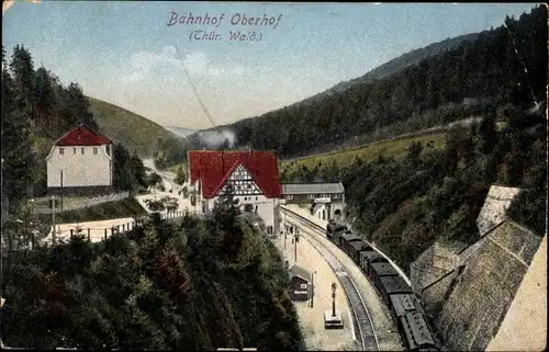 Ak Oberhof im Thüringer Wald, Bahnhof