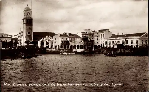 Ak Ponta Delgada Sao Miguel Azoren, Entrada para o cais de Desembarque