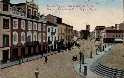 Ak Ponta Delgada Sao Miguel Azoren, Republic Square