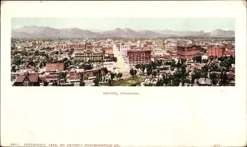 Ak Denver Colorado USA, Panorama