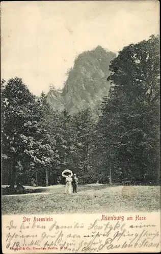 Ak Ilsenburg am Harz,  Ilsenstein, Stengel 9185