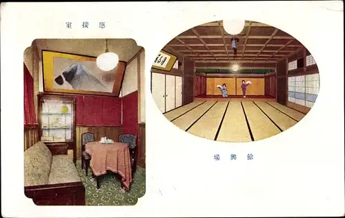 Ak Tokyo Tokio Japan, Tanzsaal, kleines Zimmer