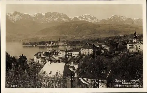 Ak Gmunden in Oberösterreich, Salzkammergut, Höllengebirge