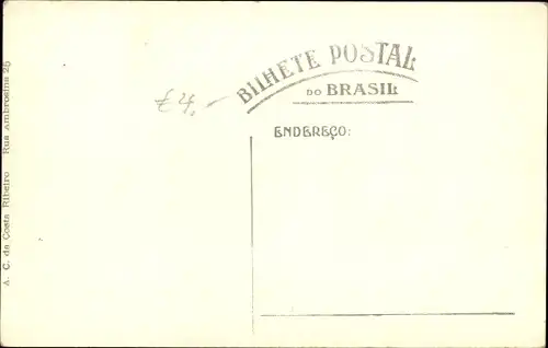 Ak Rio de Janeiro Brasilien, Avenida Rio Branco