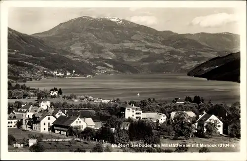 Ak Seeboden am Millstätter See Kärnten, Gesamtansicht, Mirnock