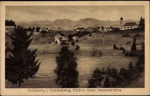 Ak Sulzberg Vorarlberg, Teilansicht