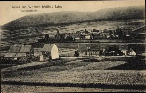 Ak Warzen Alfeld an der Leine, Gesamtansicht