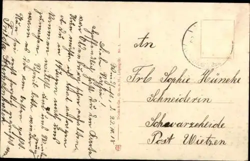 Ak Nienburg an der Weser, Langestraße