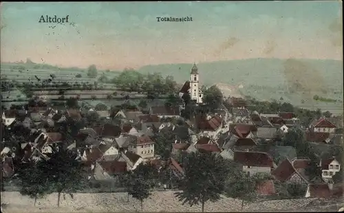 Ak Altdorf bei Nürnberg in Mittelfranken Bayern, Totale