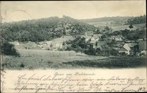 Ak Dahlenrode Rosdorf in Niedersachsen, Teilansicht