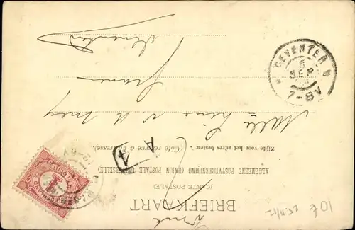 Ak Wageningen Gelderland Niederlande, Wasserturm