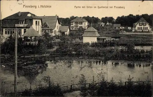 Ak Pinneberg in Holstein, Villen im Quellental