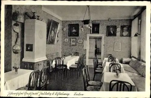 Ak Haddeby Busdorf in Schleswig Holstein, Historisches Gasthaus, Salon