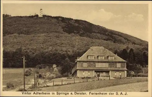 Ak Springe am Deister, Viktor Adlerheim, Ferienheim der SAJ