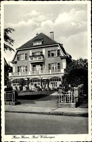 Ak Bad Wildungen in Hessen, Haus Heine