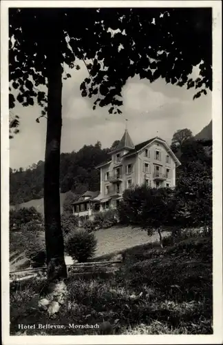 Ak Morschach Kt. Schwyz Schweiz, Hotel Bellevue