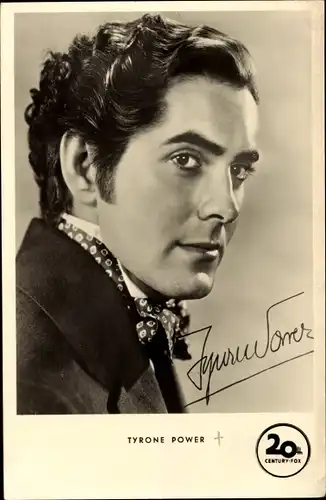 Ak Schauspieler Tyrone Power, Portrait