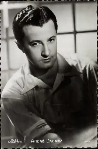 Ak Schauspieler André Dassary, Portrait