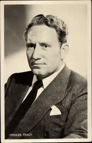 Ak Schauspieler Spencer Tracy, Portrait