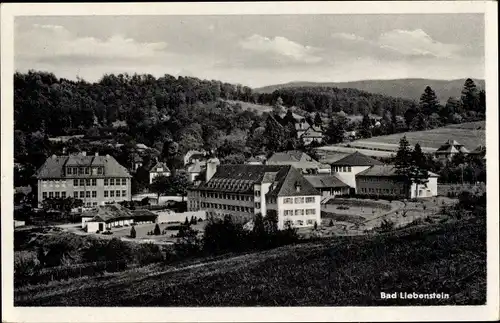 Ak Bad Liebenstein im Thüringer Wald, Teilansicht