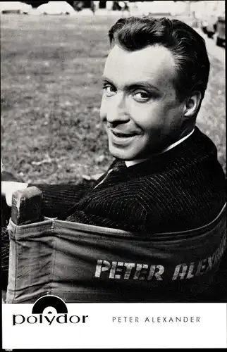 Ak Schauspieler Peter Alexander, Portrait