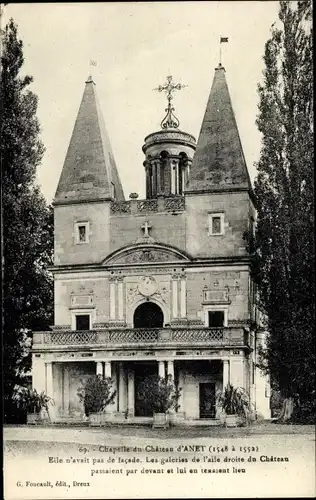 Ak Anet Eure et Loir, Schlosskapelle