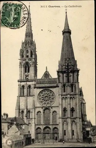 Ak Chartres Eure et Loir, Kathedrale