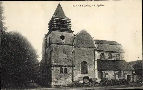 Ak Arsy Oise, l'Eglise