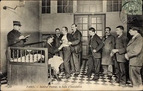 Ak Paris XV., Institut Pasteur, la Salle d'Inoculation