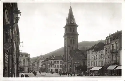 Ak Saint Dié des Vosges, Place Saint-Martin