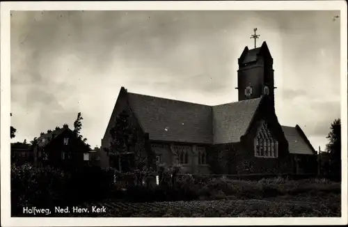 Ak Halfweg Haarlemmermeer Nordholland, Ned. Herv. Kerk