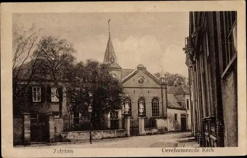 Ak Zutphen Gelderland, Geref. Kirche