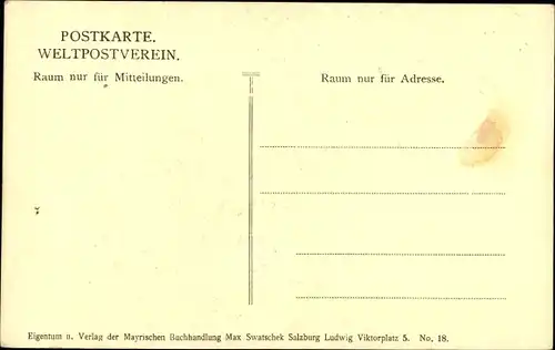 Ak Salzburg in Österreich, Festungsgasse