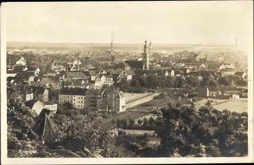 Ak Erlangen in Mittelfranken Bayern, Ortsansicht