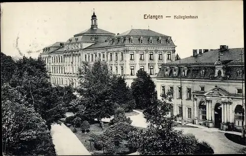 Ak Erlangen in Mittelfranken Bayern, Kollegienhaus