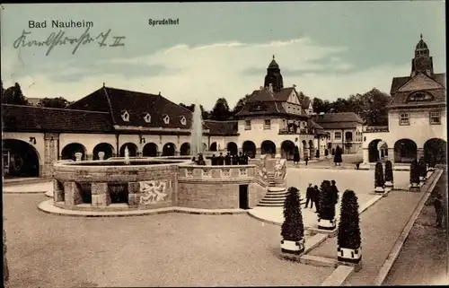 Ak Bad Nauheim in Hessen, Sprudelhof