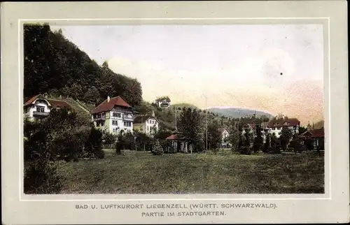 Ak Bad Liebenzell im Schwarzwald, Stadtgarten