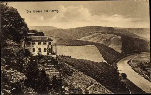 Ak Serrig an der Saar, Klause, Panorama