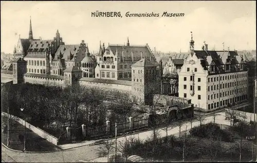 Ak Nürnberg in Mittelfranken, Germanisches Museum