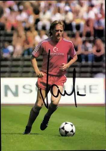 Autogrammkarte Fußballspieler Hans Dorfner, Bayern München